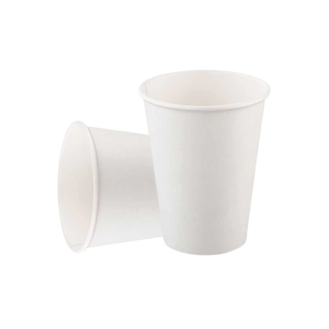 Vaso polipapel kraft blanco  8 onzas pack 50 unidades