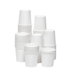 Vaso polipapel kraft blanco  8 onzas pack 50 unidades
