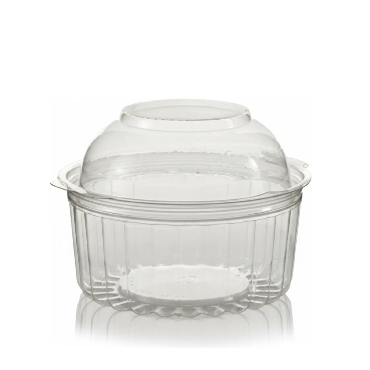 Pote domo con bisagra para postre  8 onzas