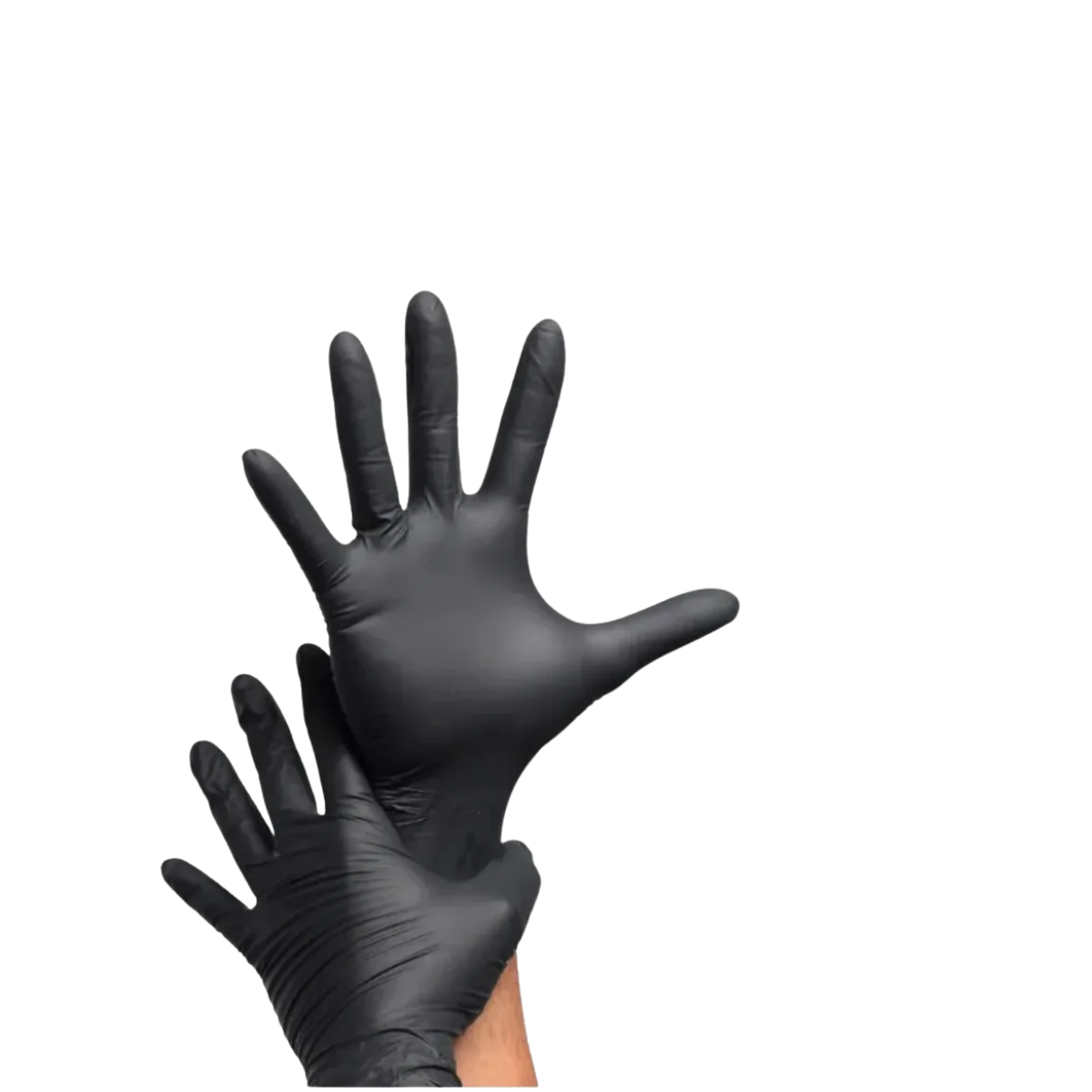 Guante de nitrilo negro sin polvo talla L caja 100 unidades