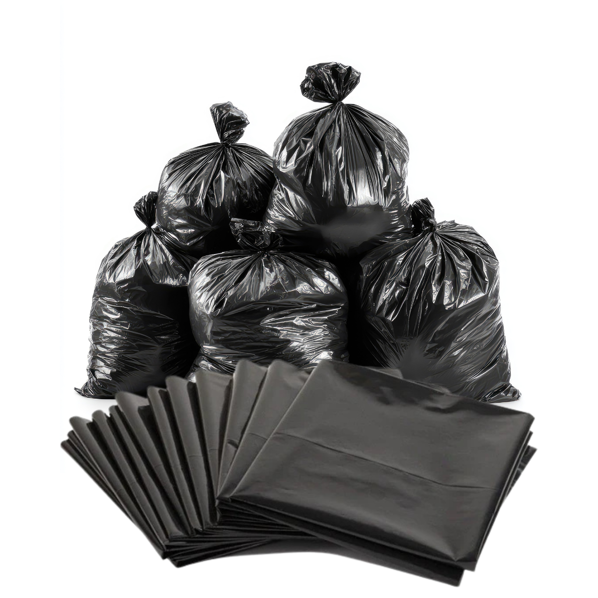 Bolsa De Basura Negras 100x120cm Pack De 50 Unidades