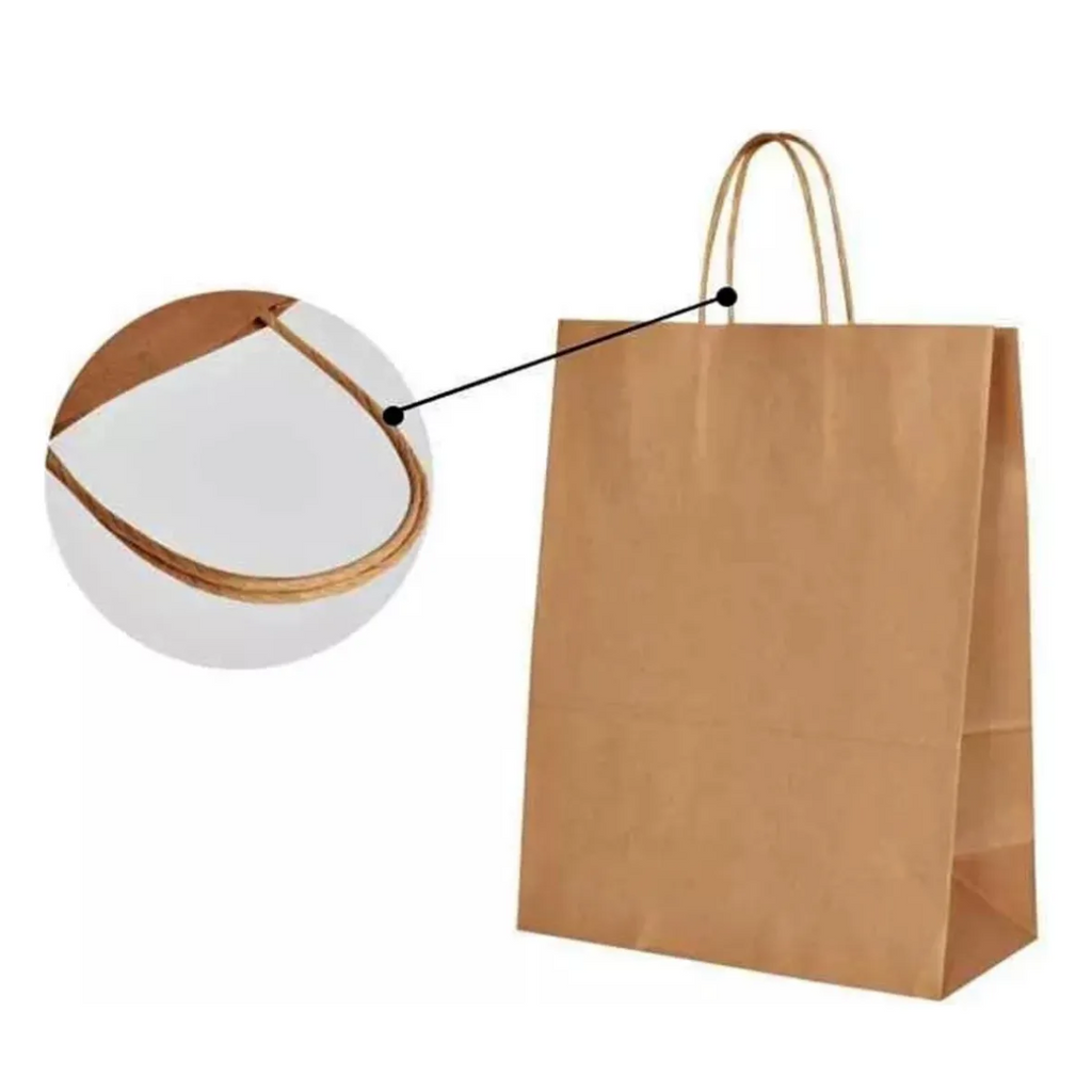 Bolsas de Papel Kraft 27x29x16 cm