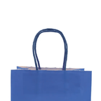 Bolsas de Papel Kraft con Manilla 21x16x8 azul pack