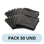 Bolsa De Basura Negras 100x120cm Pack De 50 Unidades