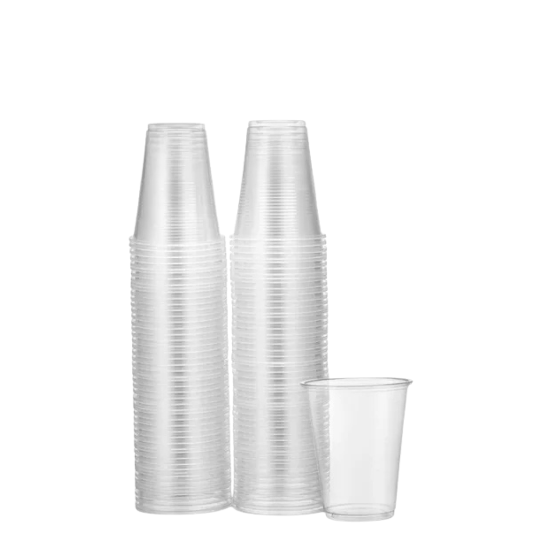 Vasos Plásticos  Transparentes 200cc 7oz Pack 50 unidades