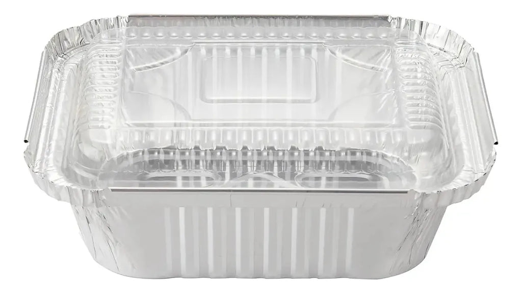 Bandeja De Aluminio Con Tapa Domo C-10 Pack 20 Und