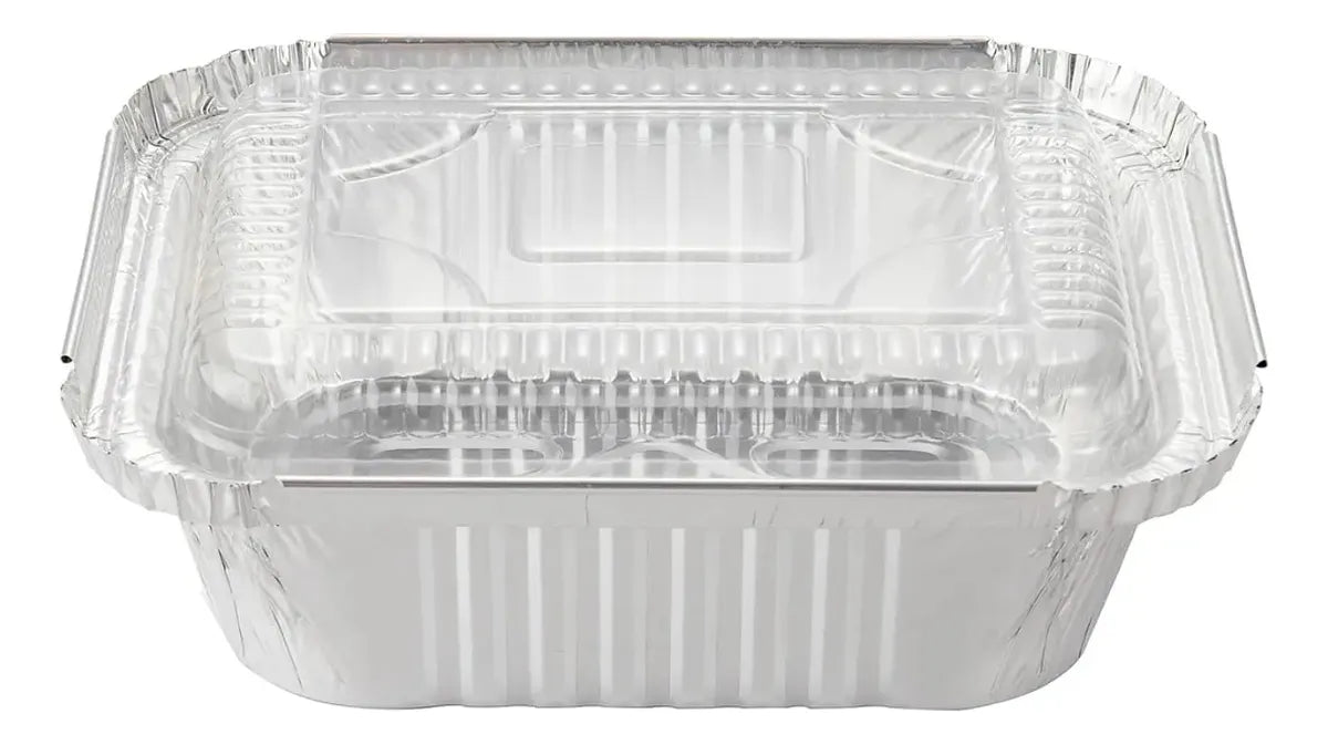 Bandeja De Aluminio Con Tapa Domo C-10 Pack 20 Und