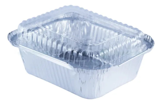 Bandeja De Aluminio Con Tapa Domo C-10 Pack 20 Und